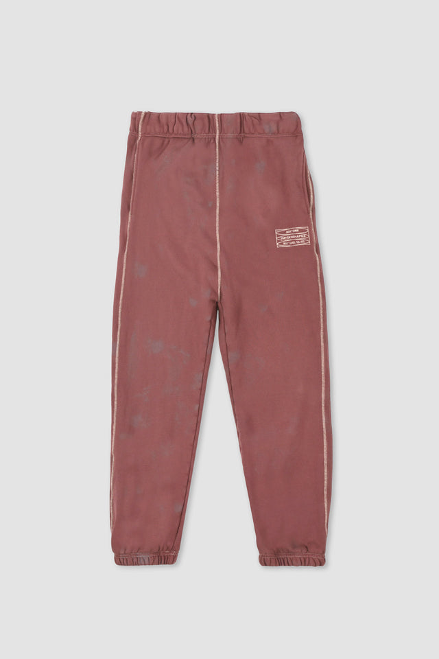 Volume Track Pants - Burgundy  Unisex