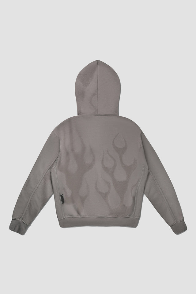 Flame Spray Zip Hood