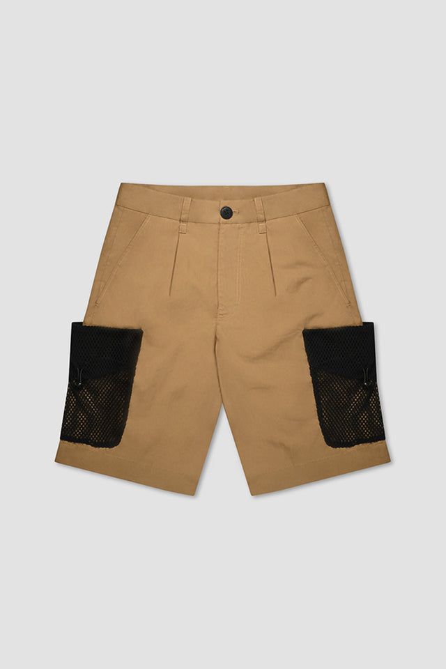 Net Pocket Cargo Shorts  Unisex