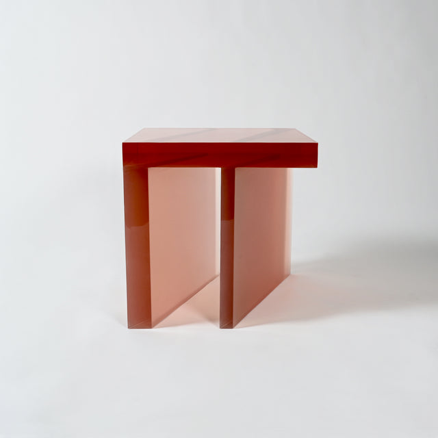 Refract Resin Side Table - SP01 X Hayden Cox