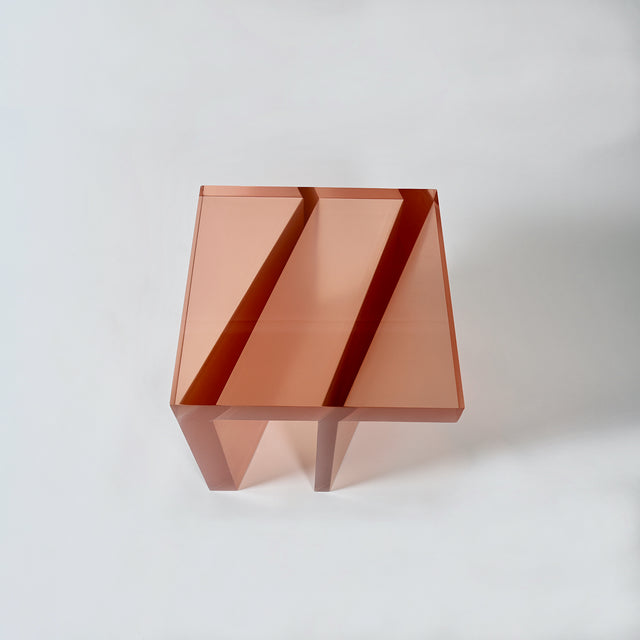 Refract Resin Side Table - SP01 X Hayden Cox