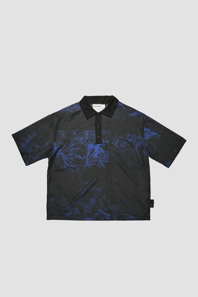 Sheer Black Sea Polo  Tee  Unisex