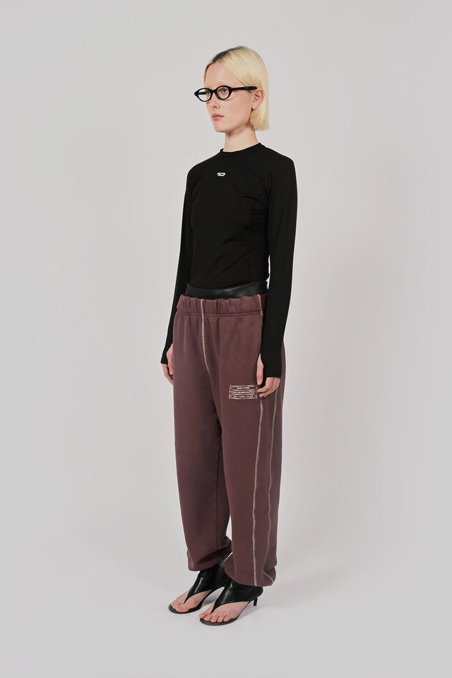 Volume Track Pants - Burgundy  Unisex