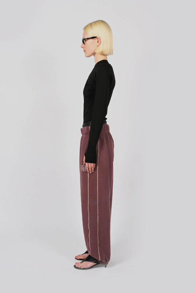 Volume Track Pants - Burgundy  Unisex