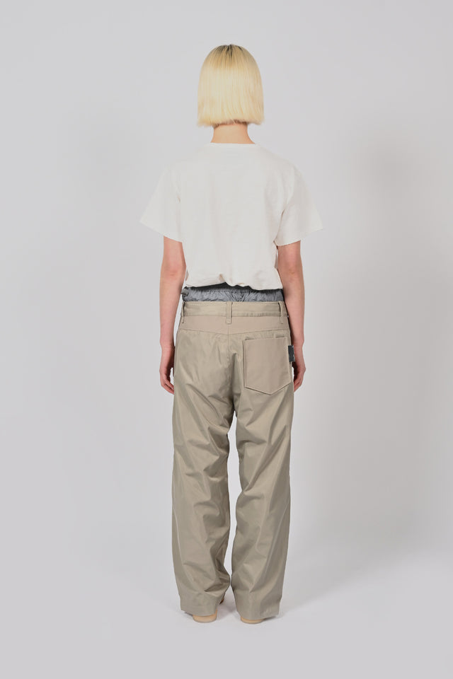 Wave Seam Nylon Pant  Unisex