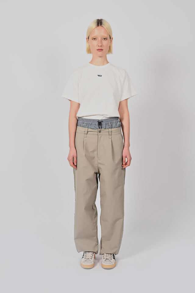 Wave Seam Nylon Pant  Unisex