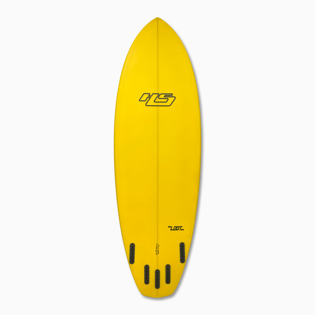 Loot PU - Jaune Canari - Futures 5 Fin - 5'10"